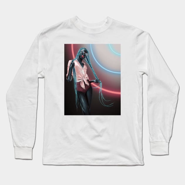 Neon Melanin Long Sleeve T-Shirt by GingeraleArthaus